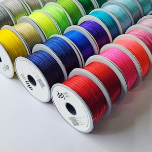 Satin Ribbon 1/8&quot; 109Y Roll, Decorative Double Face Satin Ribbon Textile, Double-Sided Ribbon
