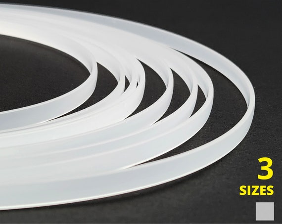 Plastic Boning - 3Yds 10Yds - 3 Widths - Flat Plastic Boning - Synthetic Whalebone - Baleen - Corset Boning