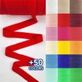Fold-Over Elastic, 5Yds, 5/8" Medium Weight,  Matte Finish, 5/8" or 16mm, 5/8 inch FOE, 0.625 inch matte FOE
