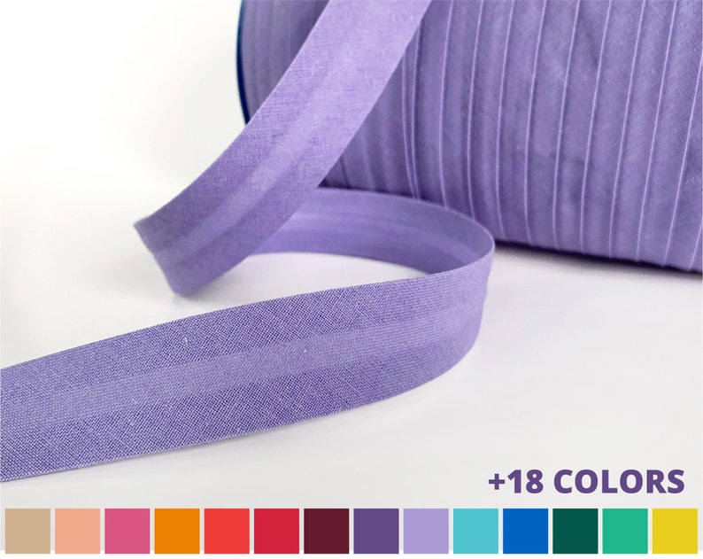 Single Fold Bias Tape 5 Yds 4/5 20mm Poly Cotton Etsy
