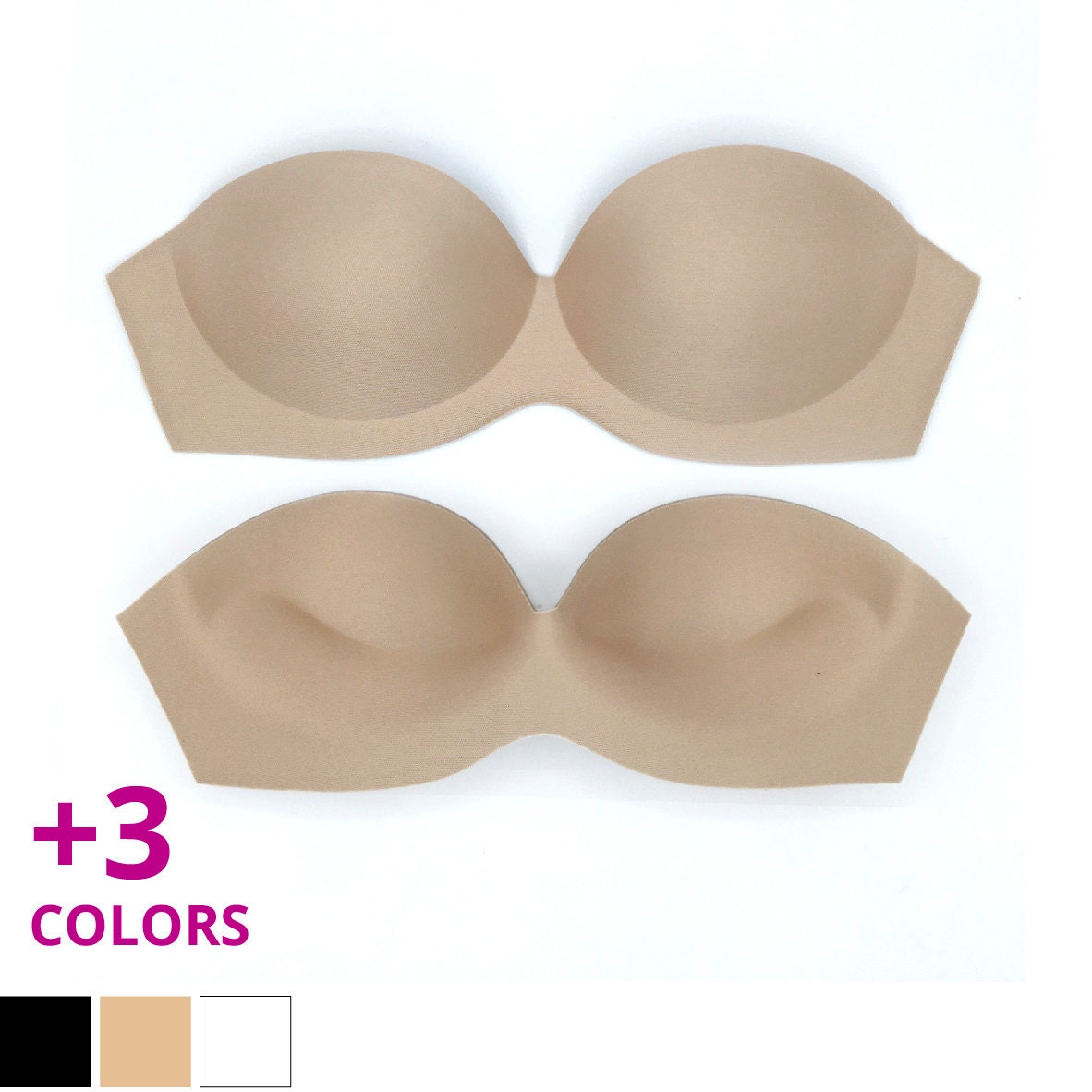 Ivory Sew in Bra Cups A Cup B Cup C Cup D Cup DD Cup E Cup Foam Bra Cups -   Norway