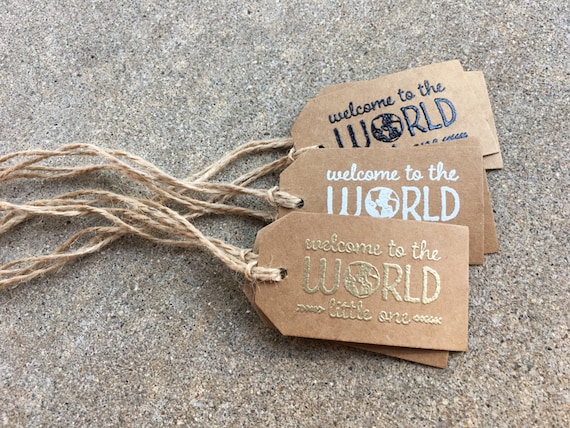 Gift Tag - Welcome to the World Little One Gift Tag - Welcome to the World Little One