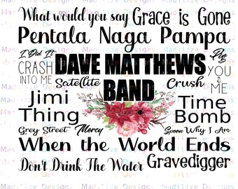 Download Dave Matthews Band Svg Etsy