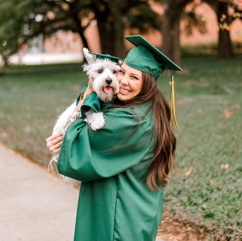 Dog Graduation Cap & Gown Therapy Dog Graduation Cap Etsy
