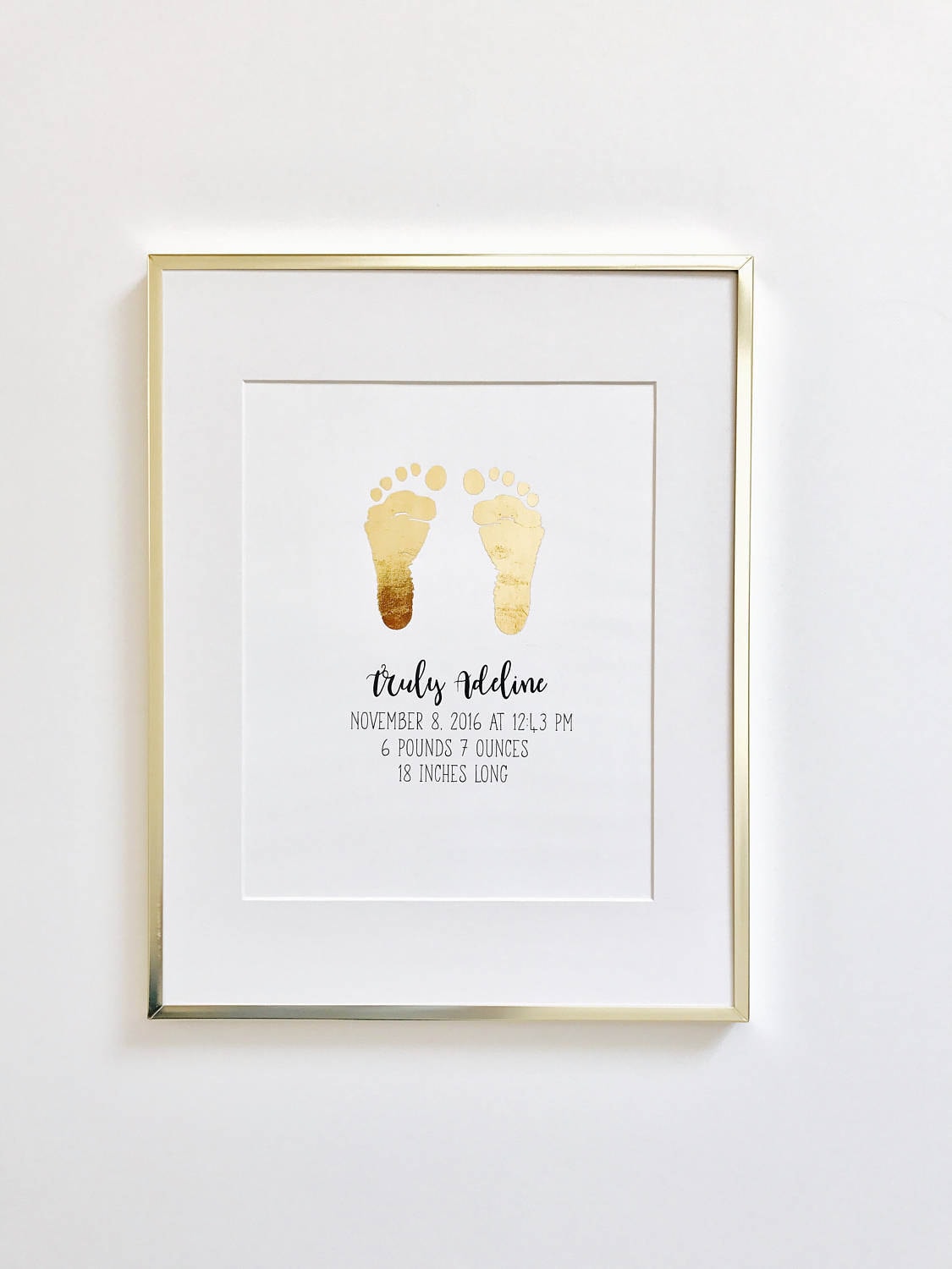 Personalized Baby Announcement Baby Gift Just Born Gift Etsy