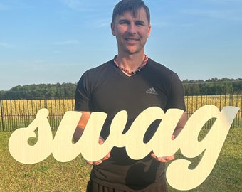 Swag Senior Photo Prop: Graduation Backdrop Sign