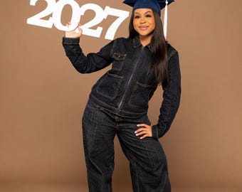 Wood 2027 Sign: Senior Year Photo Prop