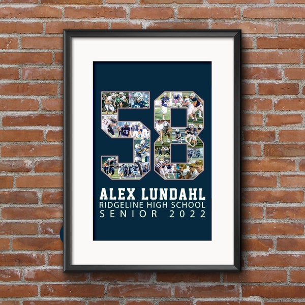 Senior 2023 poster soccer - Etsy.de