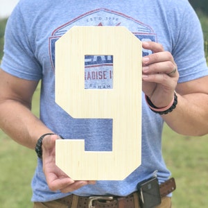 Large Wood Numbers, Wood Numbers, Wooden Prop, Big Numbers, Big Wooden Number, Senior Sports Number, Oversize Prop, Senior Numbers,
