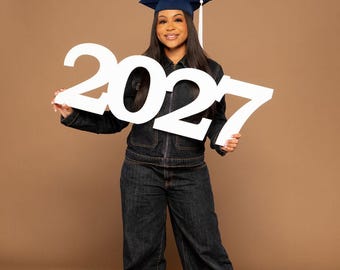 2027 Graduation Photo Prop Sign - 36 Inch Senior Sign