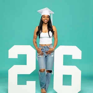 Giant Number 26 Photo Prop: Senior Pictures, Graduation Photoshoot