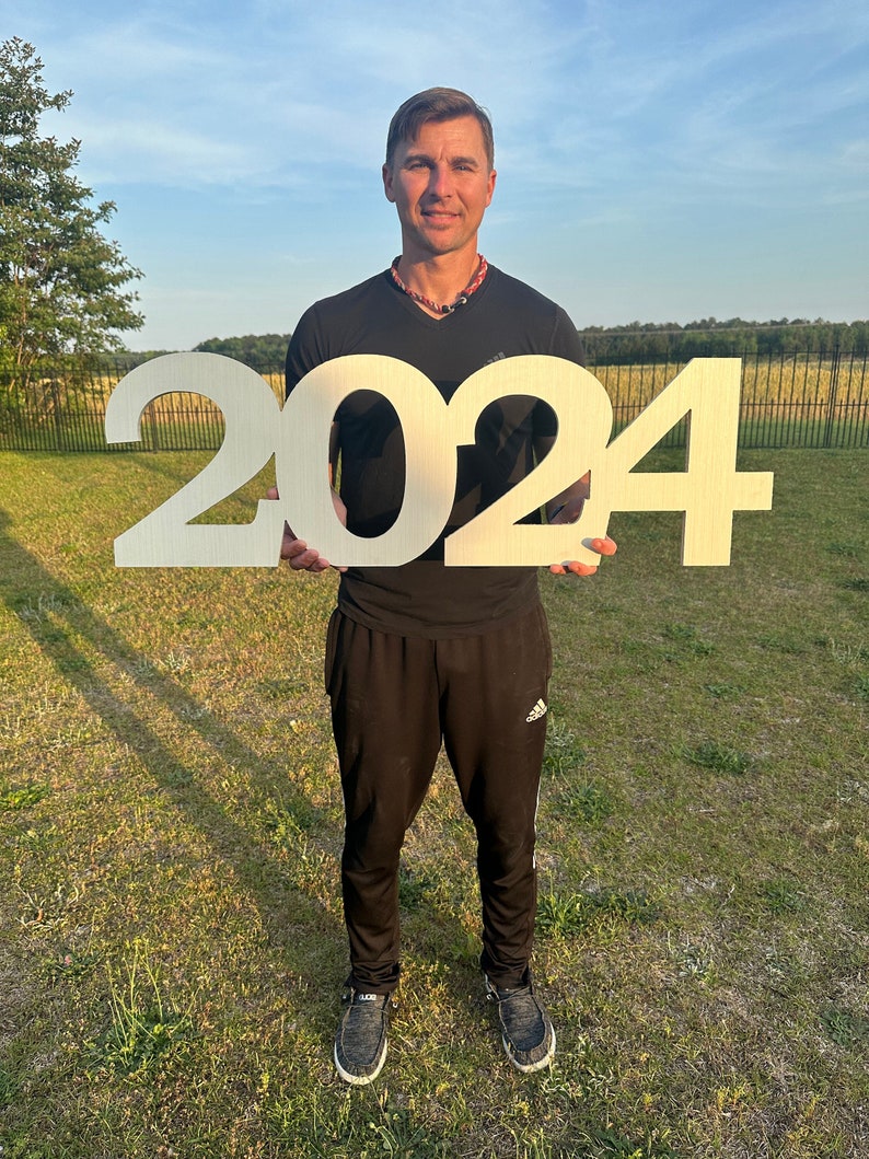 36 inches 2024, 2024 Senior Prop, Senior Sign, Senior 2024 photo prop sign, senior photo props, senior photography, graduation class of 2024 image 2