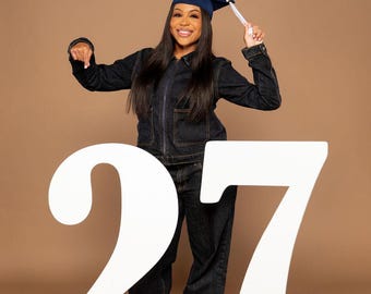 2027 Graduation Photo Prop: 36" Plywood Senior Sign