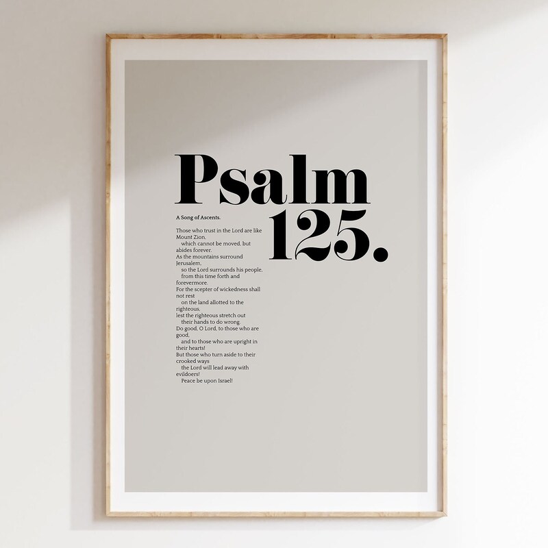 Psalm 125 Etsy
