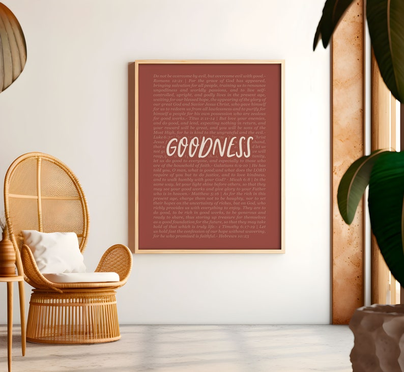 Fruits of the Spirit Poster Set, Bible Verse Art (digital Download) - Etsy