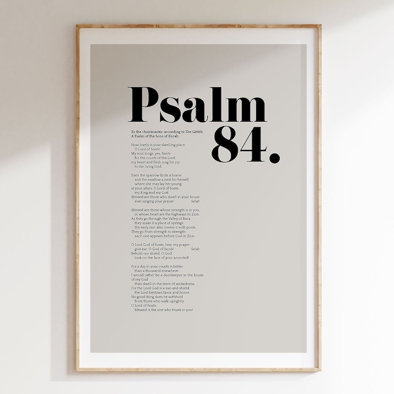 Psalm 84 - Etsy