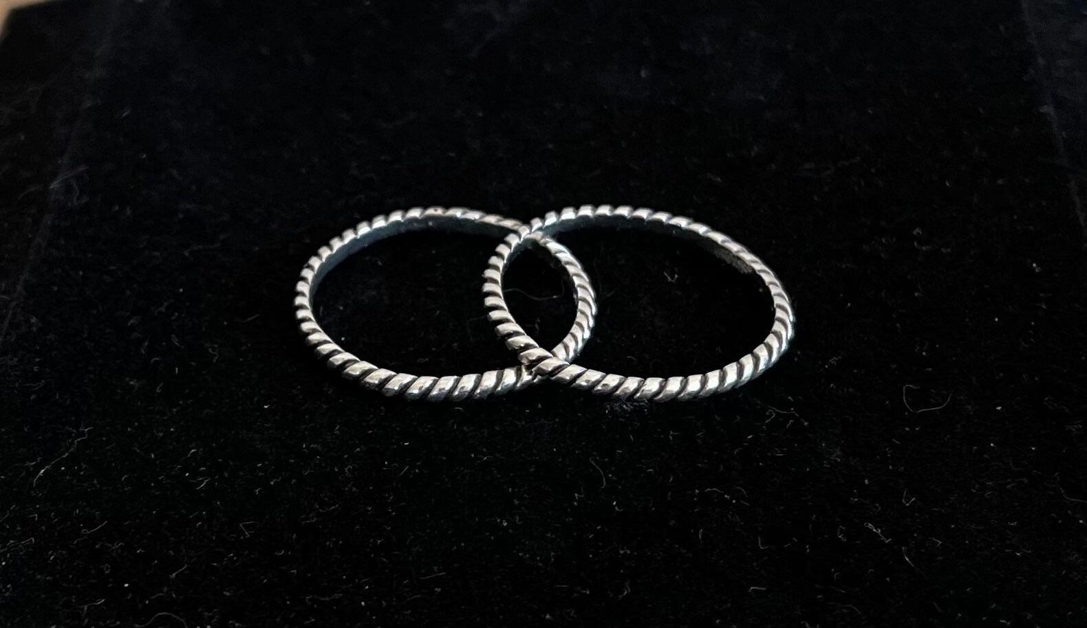 Bague Avon En Argent Sterling Style Corde Nouée - Taille 7, Neuf Avec étiquette