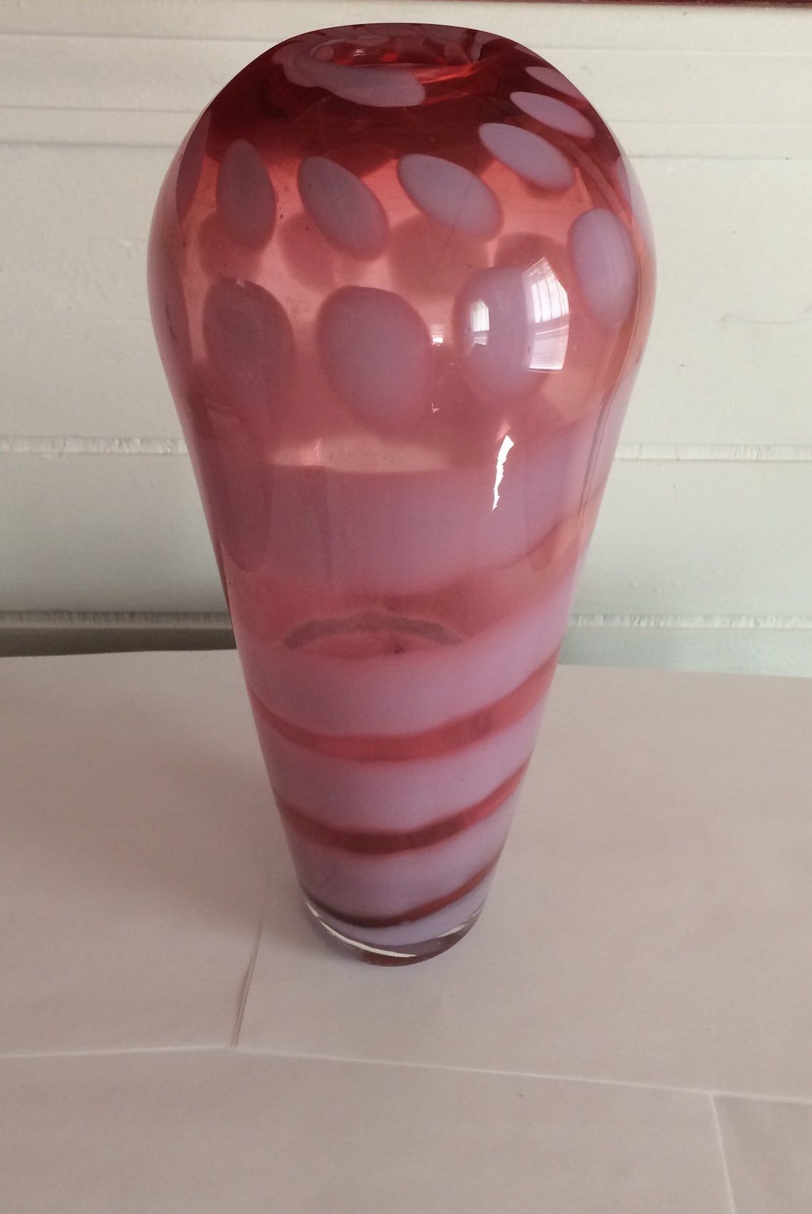 J.paul 1976 Signed Art Glass Vtg Blown Glass Vase J. Paul Etsy