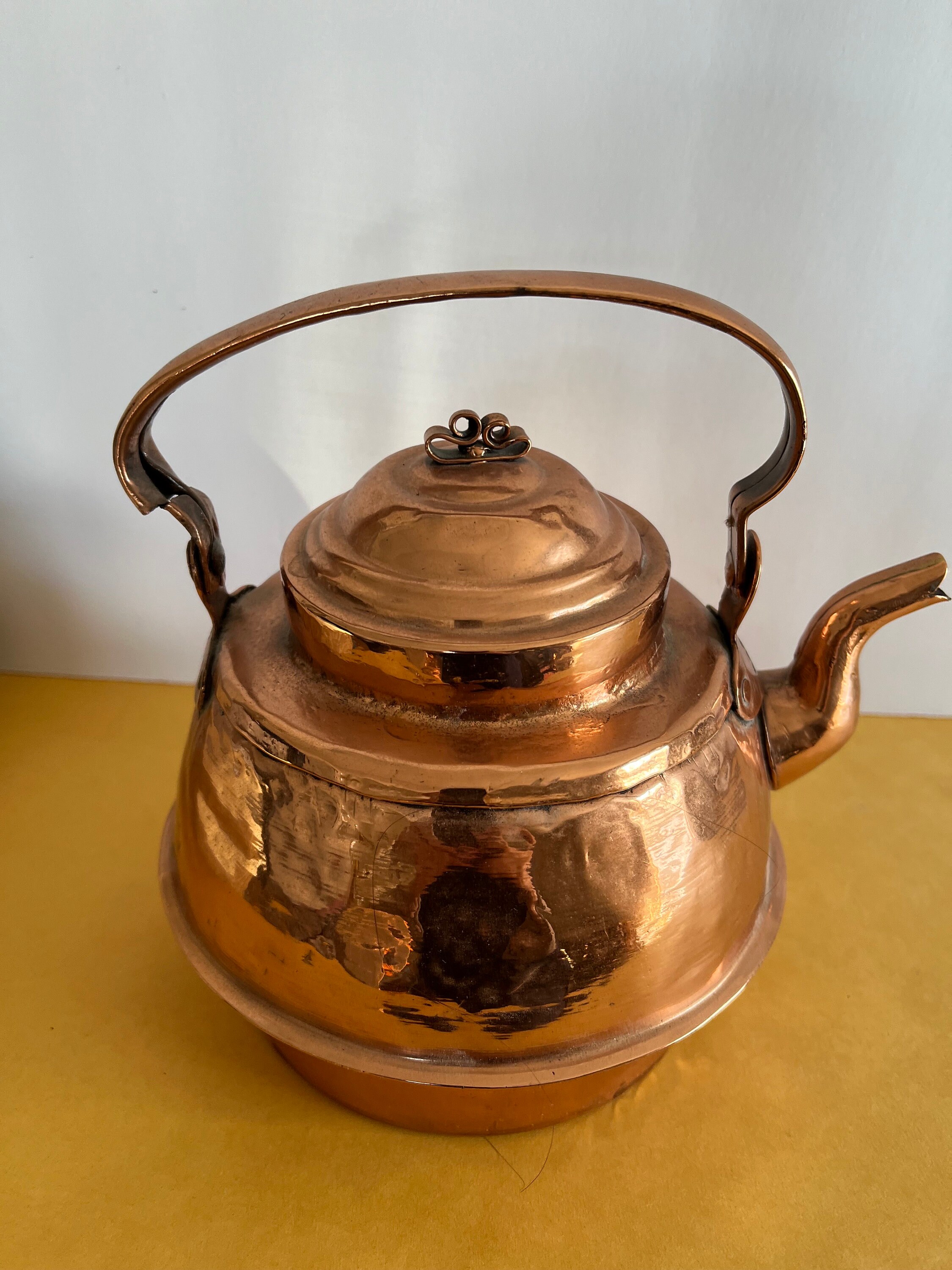 ヴィンテージケトル　ノルウェー製 アンティーク 19 世紀、ノルウェーまたはスウェーデン製の銅製