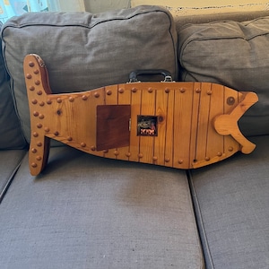 Floyd Shaman (1936-2005) Mississippi Artist - 1970s Fish Sculpture