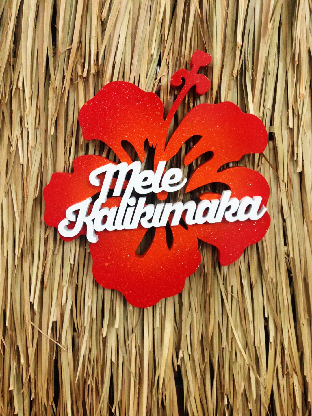 Mele Kalikimaka Hibiscus Wood Sign - Etsy Canada