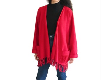 red tassel jacket