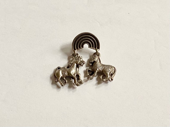 Vintage Horse Earrings | Kitschy Novelty Vtg Eque… - image 8