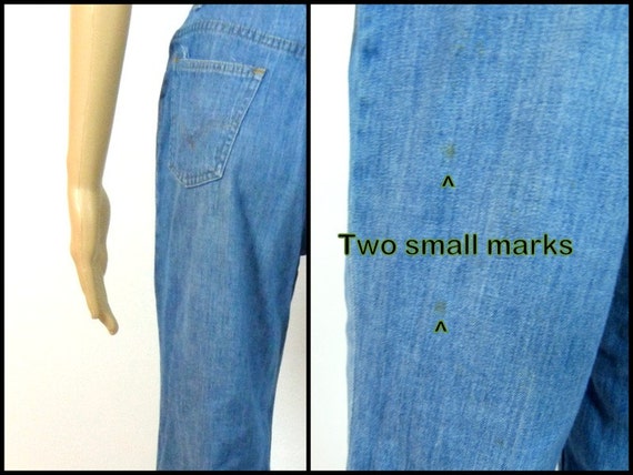 Vintage Big "E" Levis Bell Bottom Jeans Rare Deni… - image 10