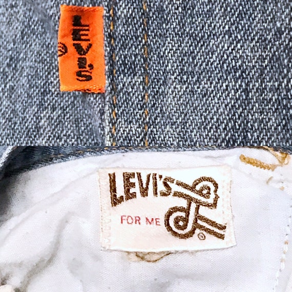 Vintage Big "E" Levis Bell Bottom Jeans Rare Deni… - image 4