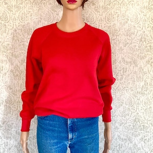 Vintage 70 80's Pannill Red Black HEATHER Athletic Workout