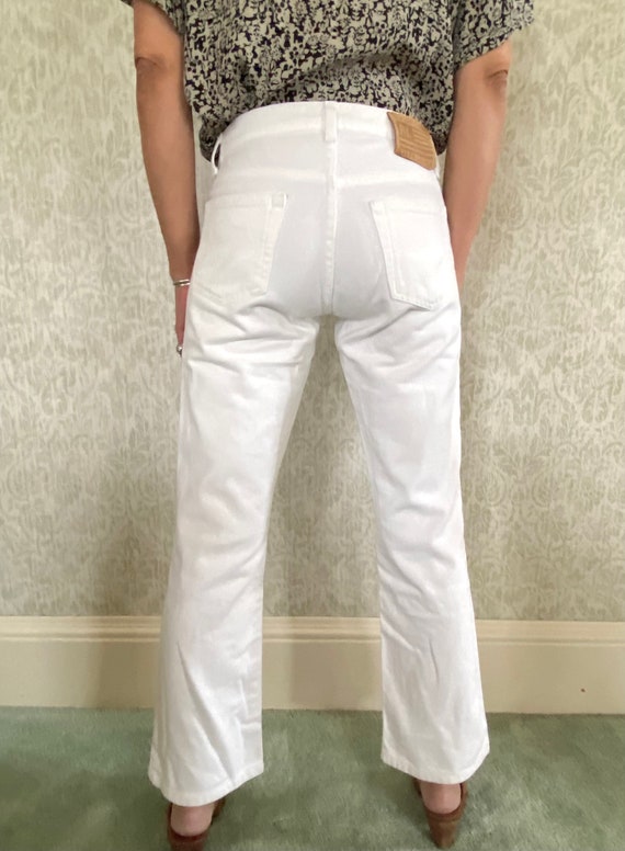 Vintage White RALPH LAUREN Polo Jeans 29" Waist D… - image 9