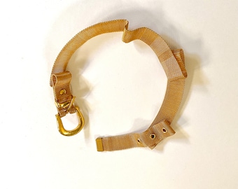 Vintage Gold Mesh Belt | Woven Gold Metallic Adjustable Belt | Golden Hue 80s Accessory