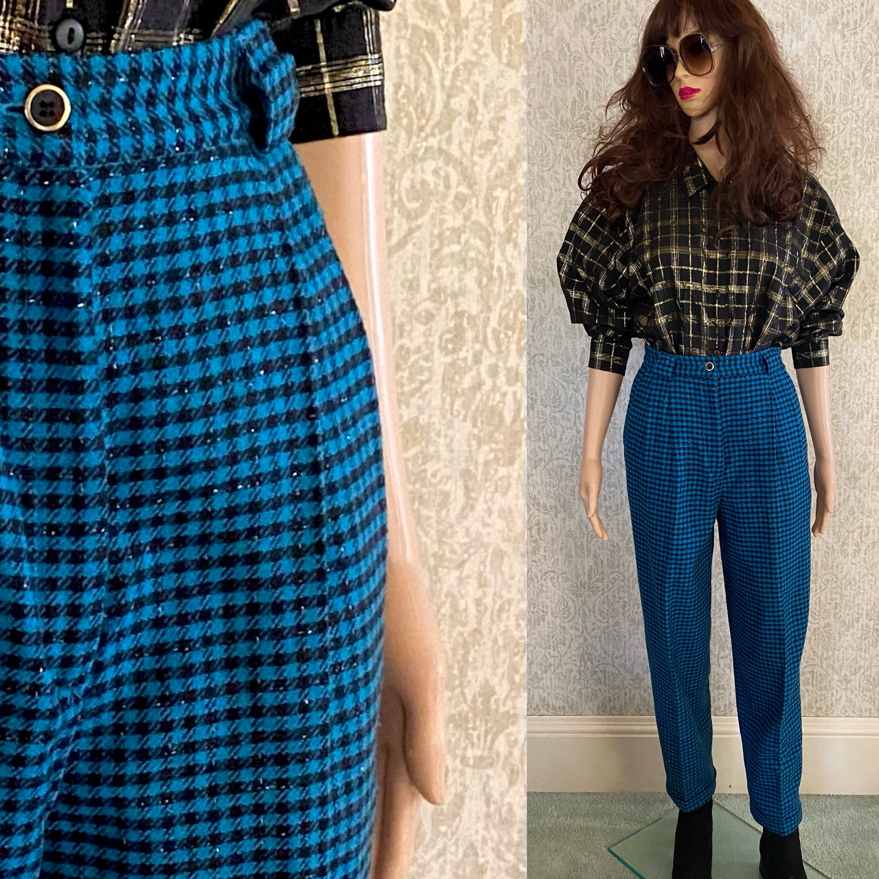 パンツ Wool Check Pants Grey Checks Wool Pants - A.i. Perfect Fits