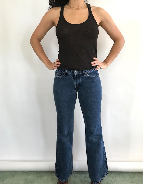 Levi's Black Superlow Flare Jeans