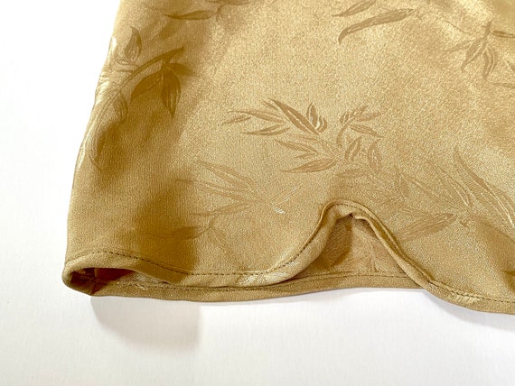 Vintage Golden Scalloped Tank Top | Sleeveless Cr… - image 6