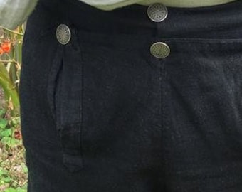Pirate Pants/Breeches 100% Linen