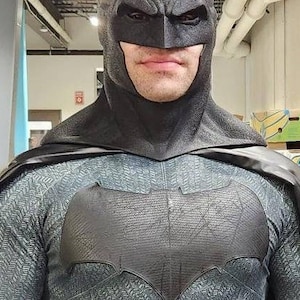 Batfleck Style CAPE ONLY Pleated Front Batman-inspired Cape ONLY (2 Panel) (Made to Order)