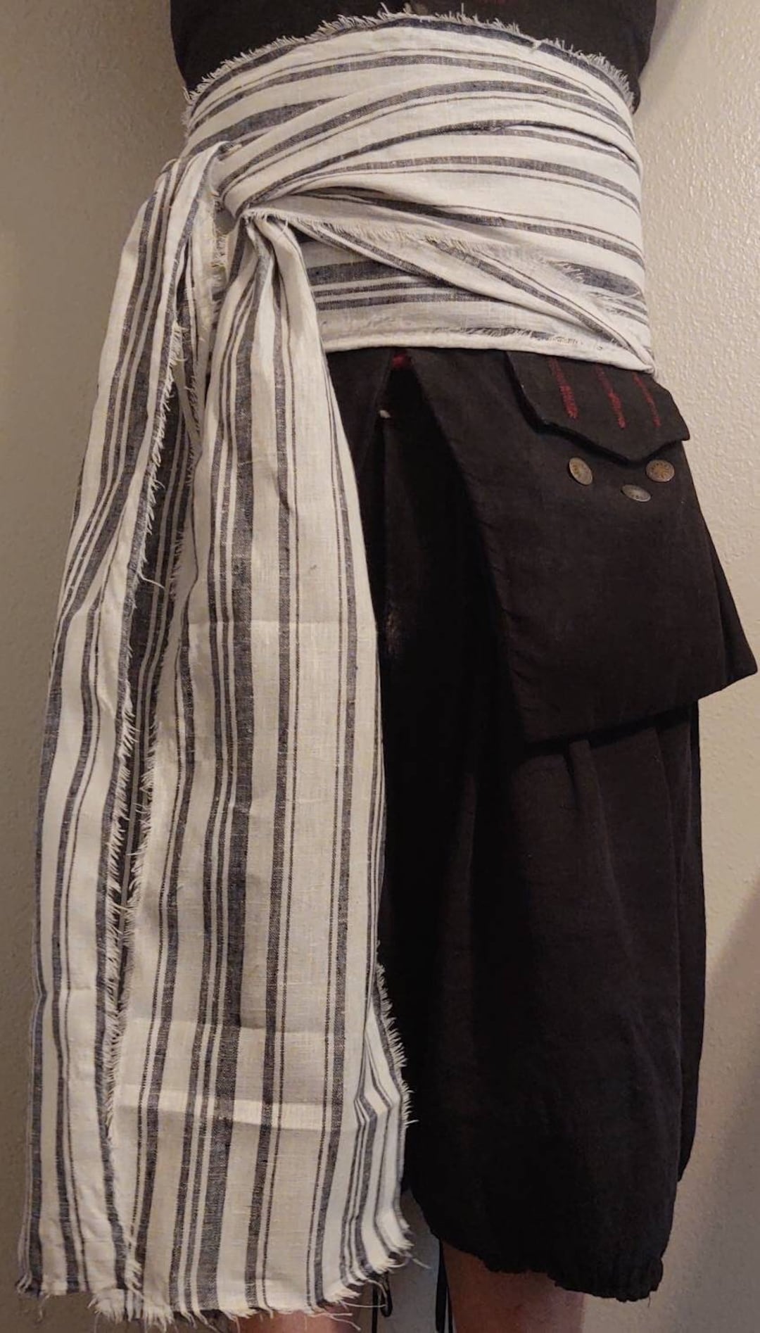 Pirate Sash 100% Linen (made to Order)