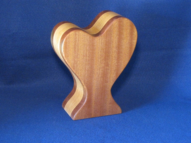 Plus A Hidden Drawer For Your Special Items. Tall Heart Shaped Jewelry Box For Both Large And Small Jewelry Or Trinket Items