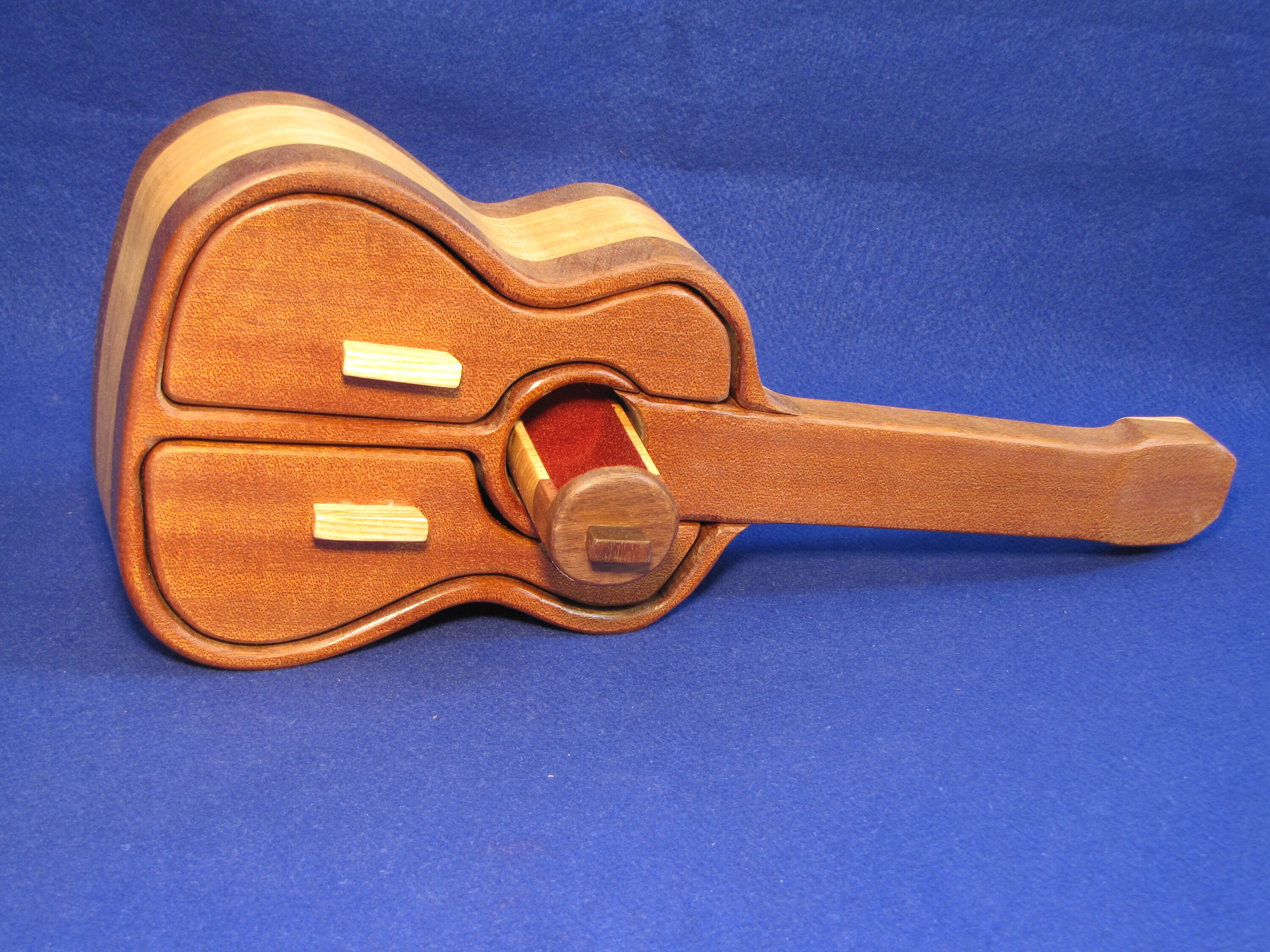 Guitar Shaped Jewelry Box for Any Guitar or Music Lover Etsy