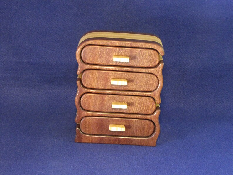 Custom Made Four Drawer Jewelry Chest This Beautiful Band Etsy