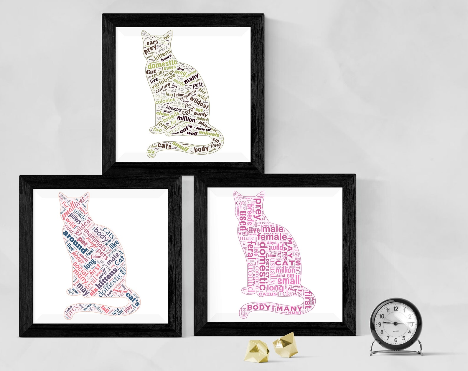 Personalized Big Cat Word Art Transparent Background PNG Etsy