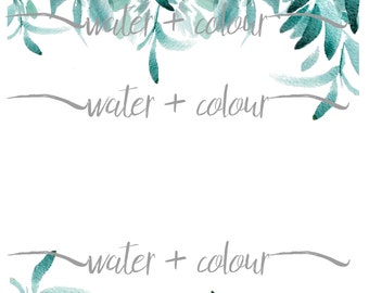 Downloadable leaves border