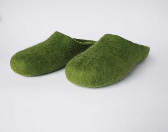 felted wool slippers