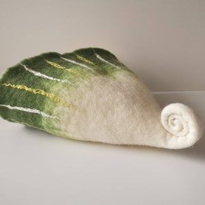 Felted sauna hat, wool sauna hat, sauna cap, white green sauna hat
