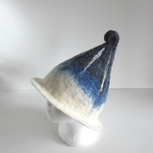 Felted wool sauna hat. Handmade to order