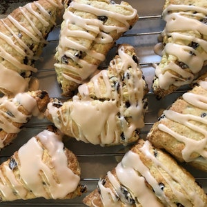 Cranberry Orange Scones, Scones, Homemade Scones, Bakery Scones, Sweet Biscuits