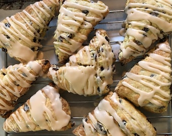 Cranberry Orange Scones, Scones, Homemade Scones, Bakery Scones, Sweet Biscuits