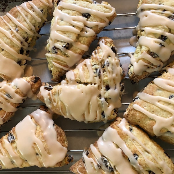 Cranberry Orange Scones, Scones, Homemade Scones, Bakery Scones, Sweet Biscuits