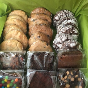 Brownie and Cookie Care Package: Fresh Baked Treats